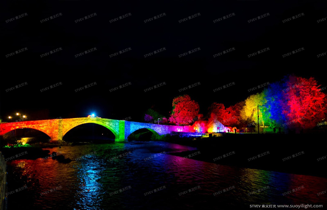 Chile一江两岸镇远古城舞阳河亮化方案